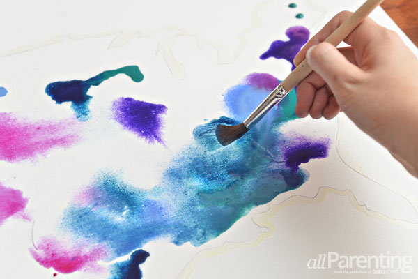 600x400 Hand Painted Map Art Tutorial - Watercolor Map Painting