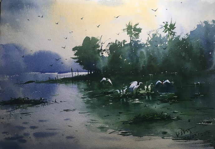 690x479 Watercolor Painting - Watercolor Painting