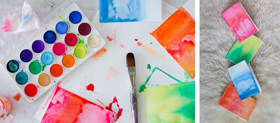 1080x475 Diy Watercolor Greeting Cards Wandeleur - Watercolor Painting Christmas Cards