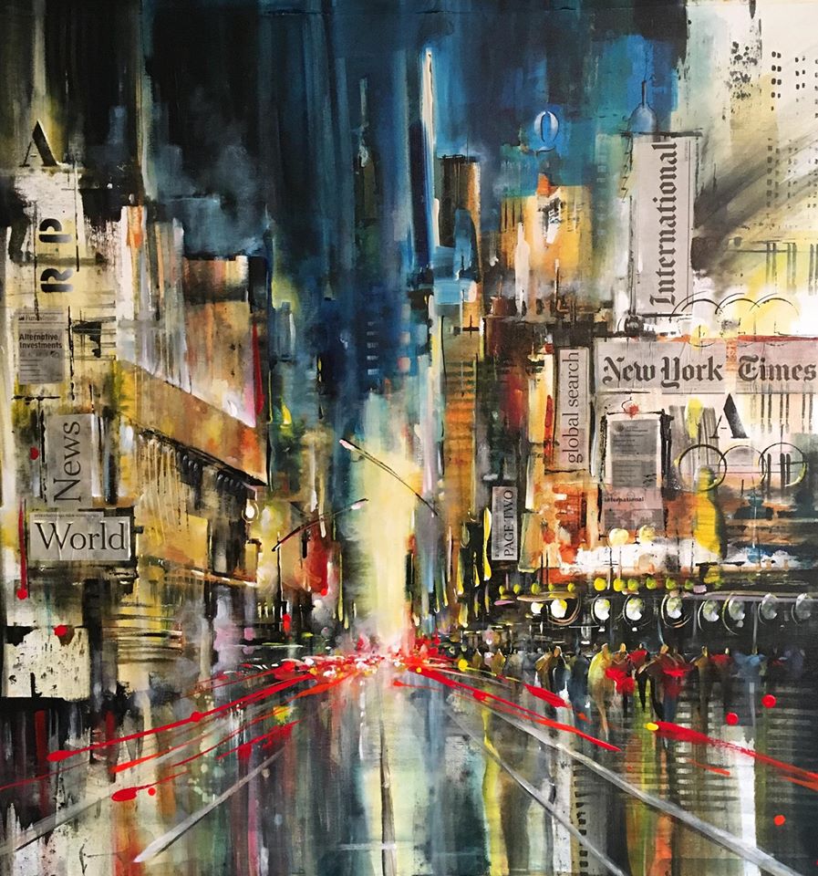 897x960 Roland Palmaerts, 1953 Watercolour Cityscape Painter Tutt'Art - Watercolor Painting City