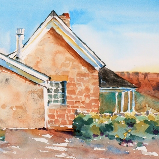 530x532 Watercolor Landscapes - Watercolor Painting Gallery