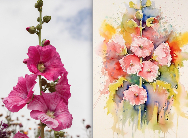 Watercolor Painting Ideas Flowers at PaintingValley.com | Explore collection of Watercolor ...