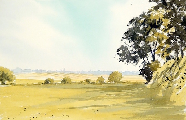 600x388 Painting Landscapes In Watercolour Arttutor - Watercolor Painting Landscape