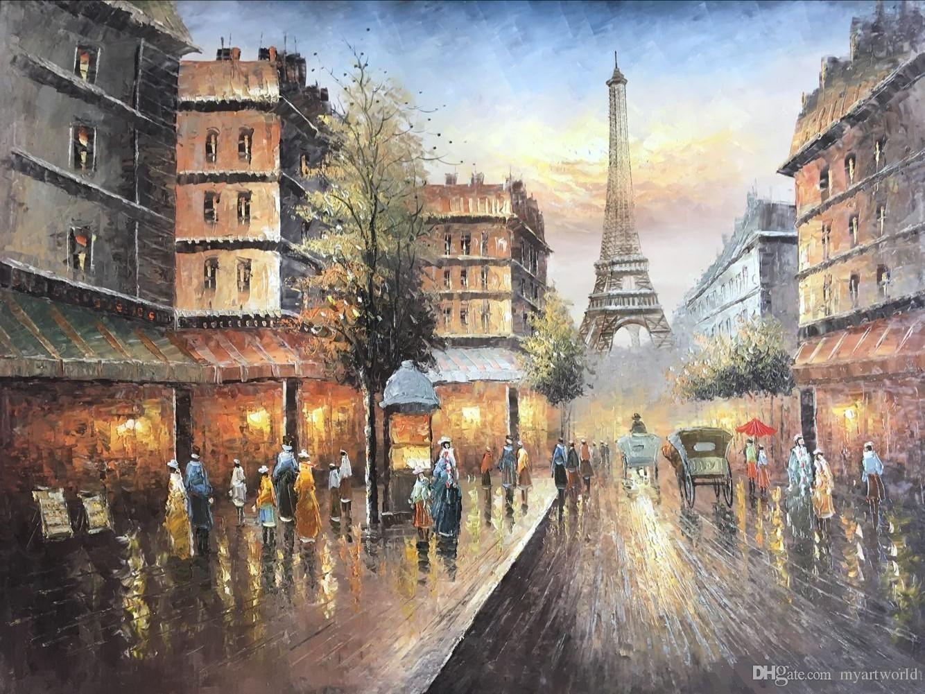 Watercolor Painting Landscape City at PaintingValley.com | Explore ...