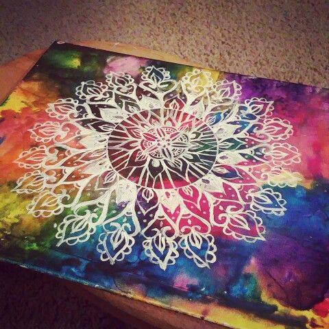 480x480 Best Canvas Arts Images On Canvas Ideas, Painted - Watercolor Painting On Canvas