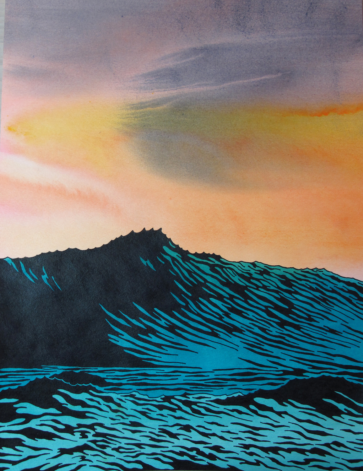 1156x1500 Ken Price Slow And Steady Wins The Race, Works On Paper 1962 2010 - Watercolor Painting Price