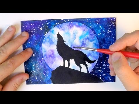 480x360 Watercolor Painting - Watercolor Painting Wolf