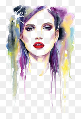 260x380 Watercolor Painting Fine Art - Watercolor Painting Woman