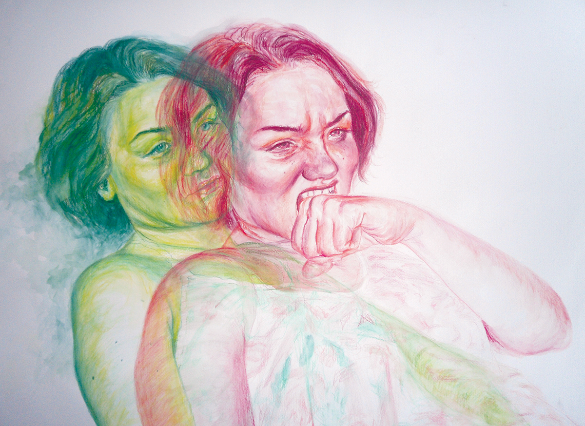 1200x874 Drawings With Watercolor Pencils On Behance - Watercolor Pencil Painting