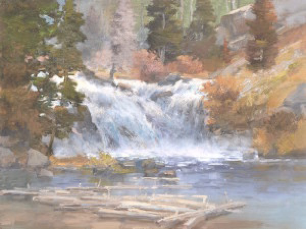 600x450 Landscape Oil Painting How To Paint A Waterfall Amp Rocks - Waterfall Oil Painting