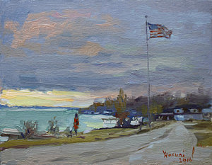 300x233 Waterfront Paintings Fine Art America - Waterfront Painting