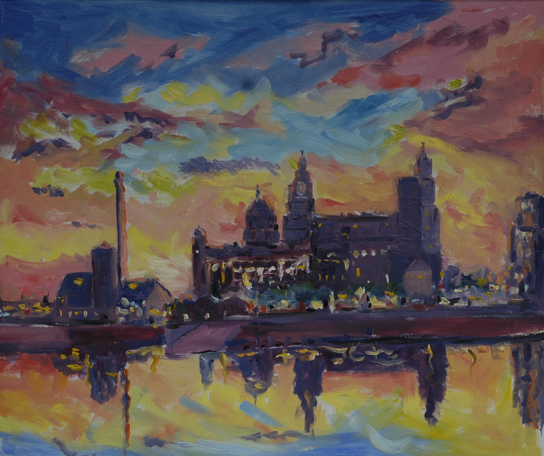 2224x1864 Art Classes For Beginners, Southport, Liverpool, Merseyside - Waterfront Painting