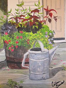 Watering Can Painting