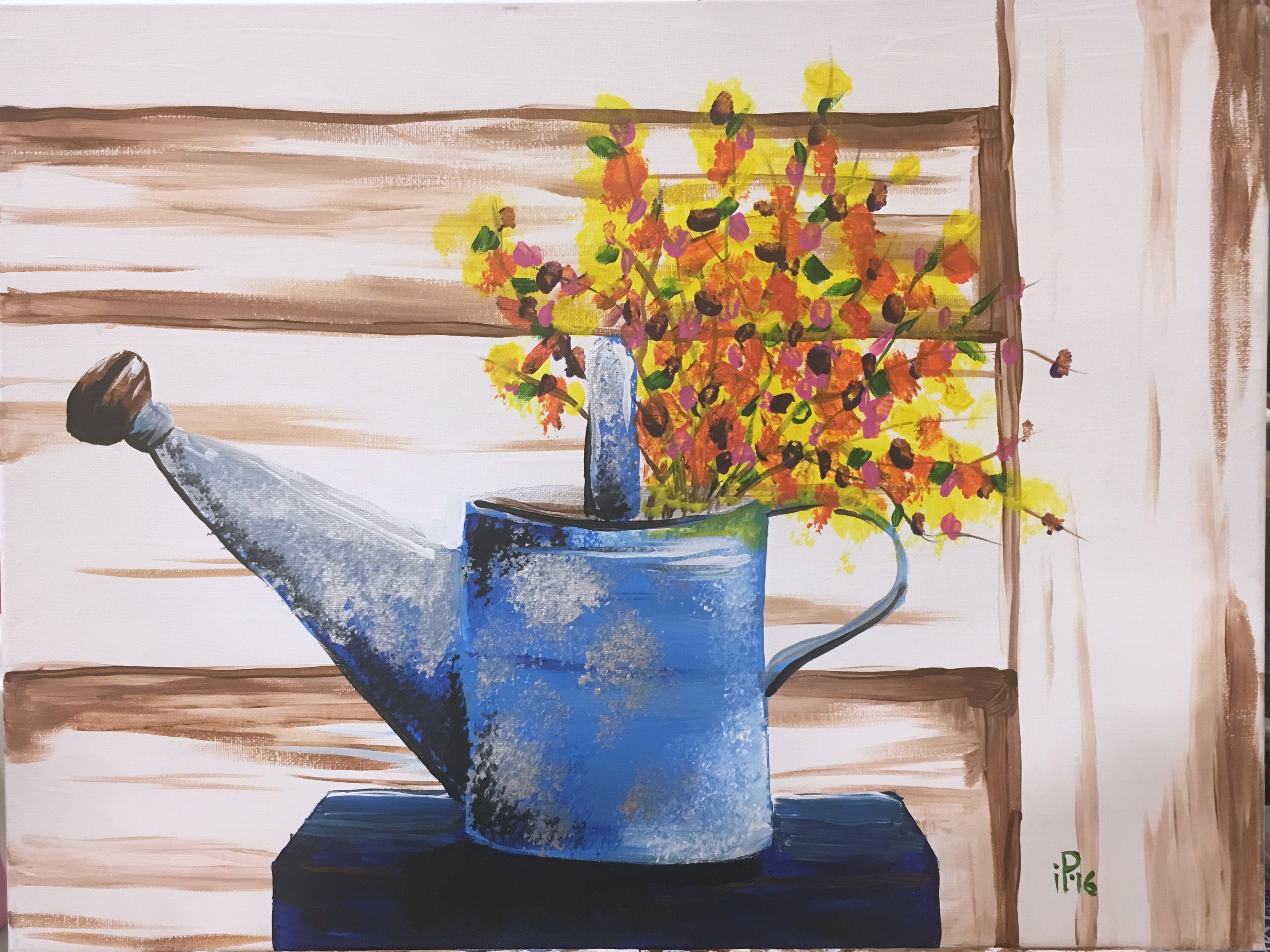 4032x3024 Rustic Watering A Sandy Creek Congregation Youth Group - Watering Can Painting