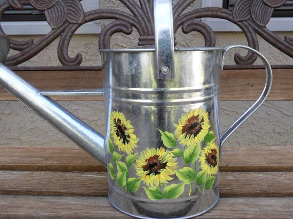570x427 The 30 Best Watering Can Images On Watering Can - Watering Can Painting