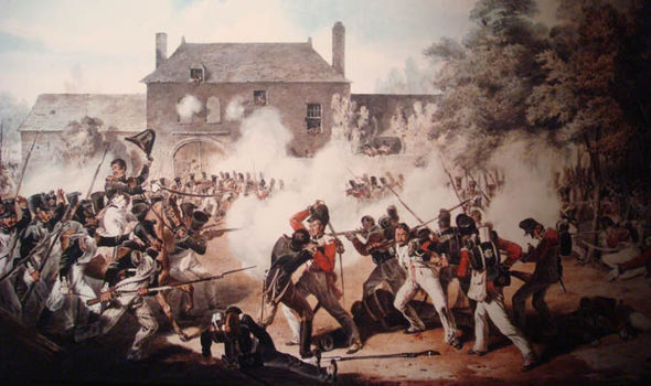 590x350 Hougoumont Farm Painting Shows How The Battle Of Waterloo Was Won - Waterloo Painting