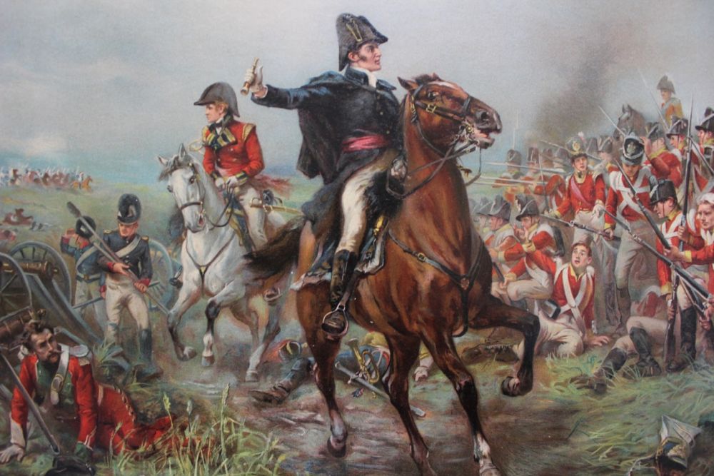 1000x667 The Duke Of Wellington - Waterloo Painting