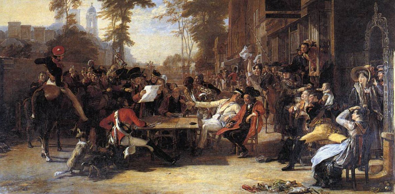 1356x668 Waterloo Won, War Over The Painting That Captures The Moment - Waterloo Painting