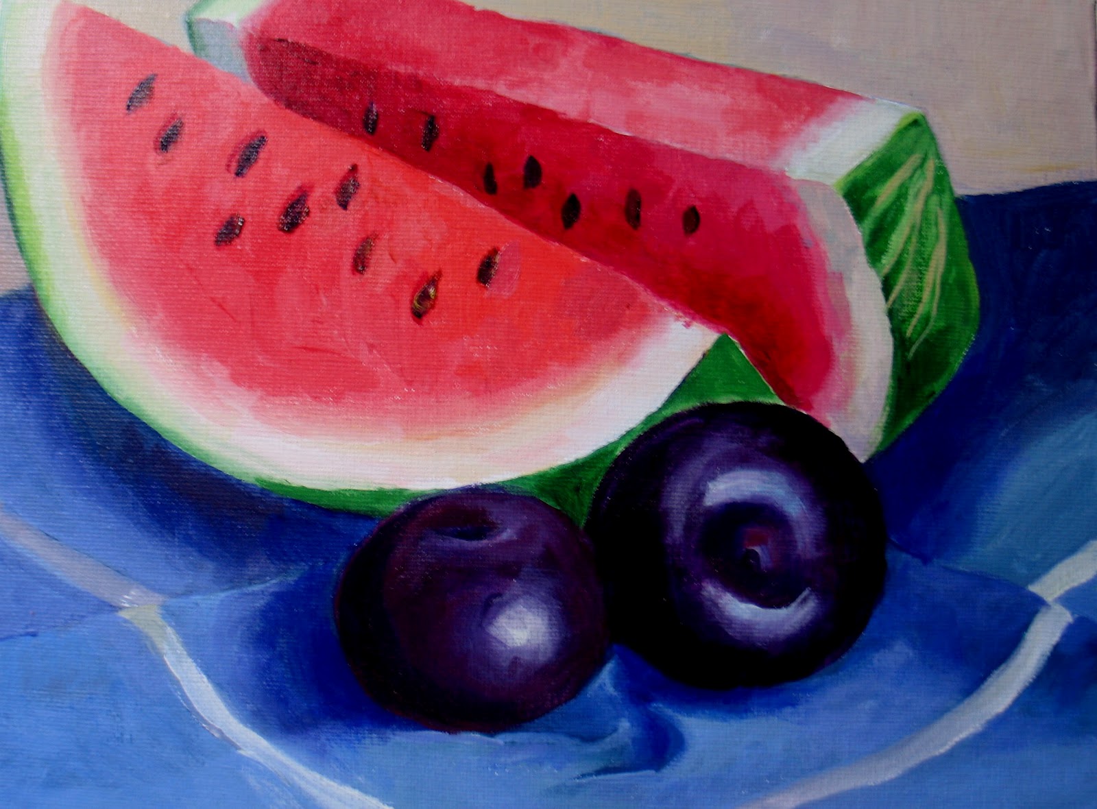 1600x1180 Nel's Everyday Painting Watermelon Paintings - Watermelon Painting