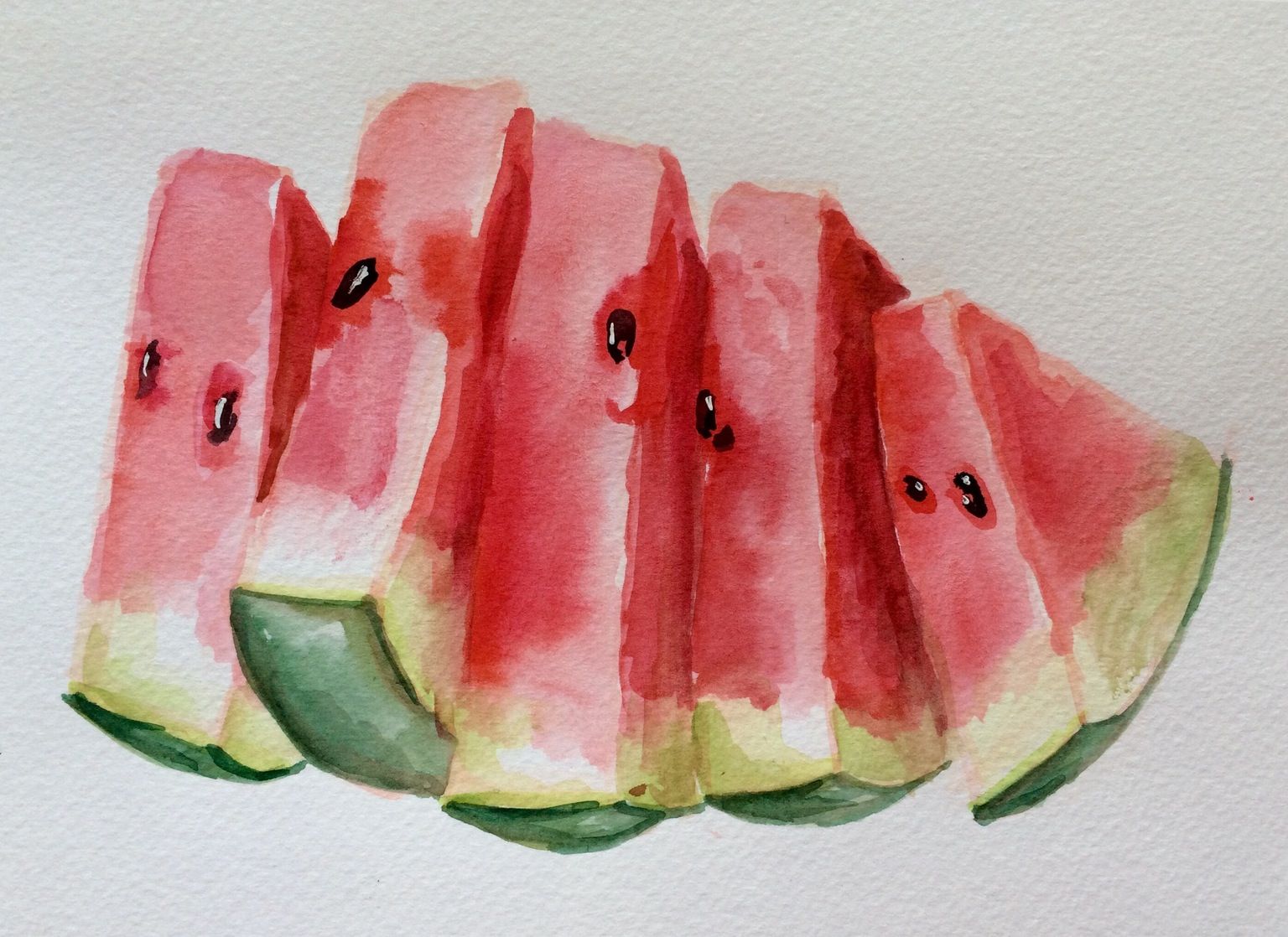 1536x1118 Watercolor Watermelon! Art Watercolor, Watercolor - Watermelon Painting