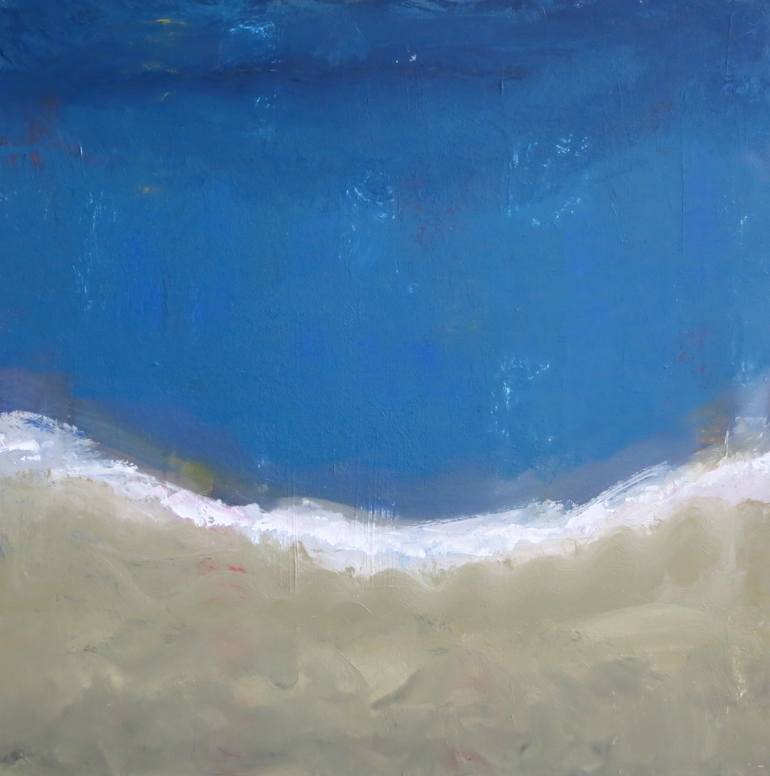 770x776 Saatchi Art Water's Edge Painting By Wendy Smith - Waters Edge Painting