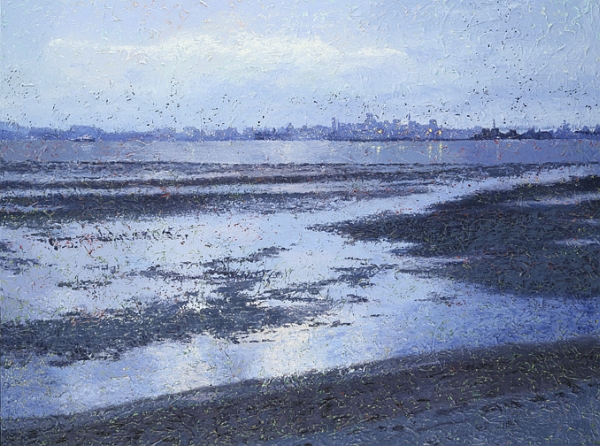 600x446 The Water's Edge Art Collecting Los Angeles Art Galleries Oil - Waters Edge Painting