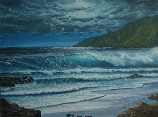 504x373 The Water's Edge Art Collecting Los Angeles Art Galleries - Waters Edge Painting