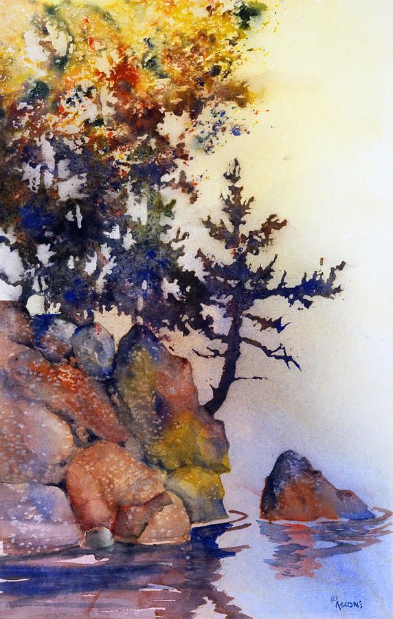 572x900 Waters Edge Painting - Waters Edge Painting