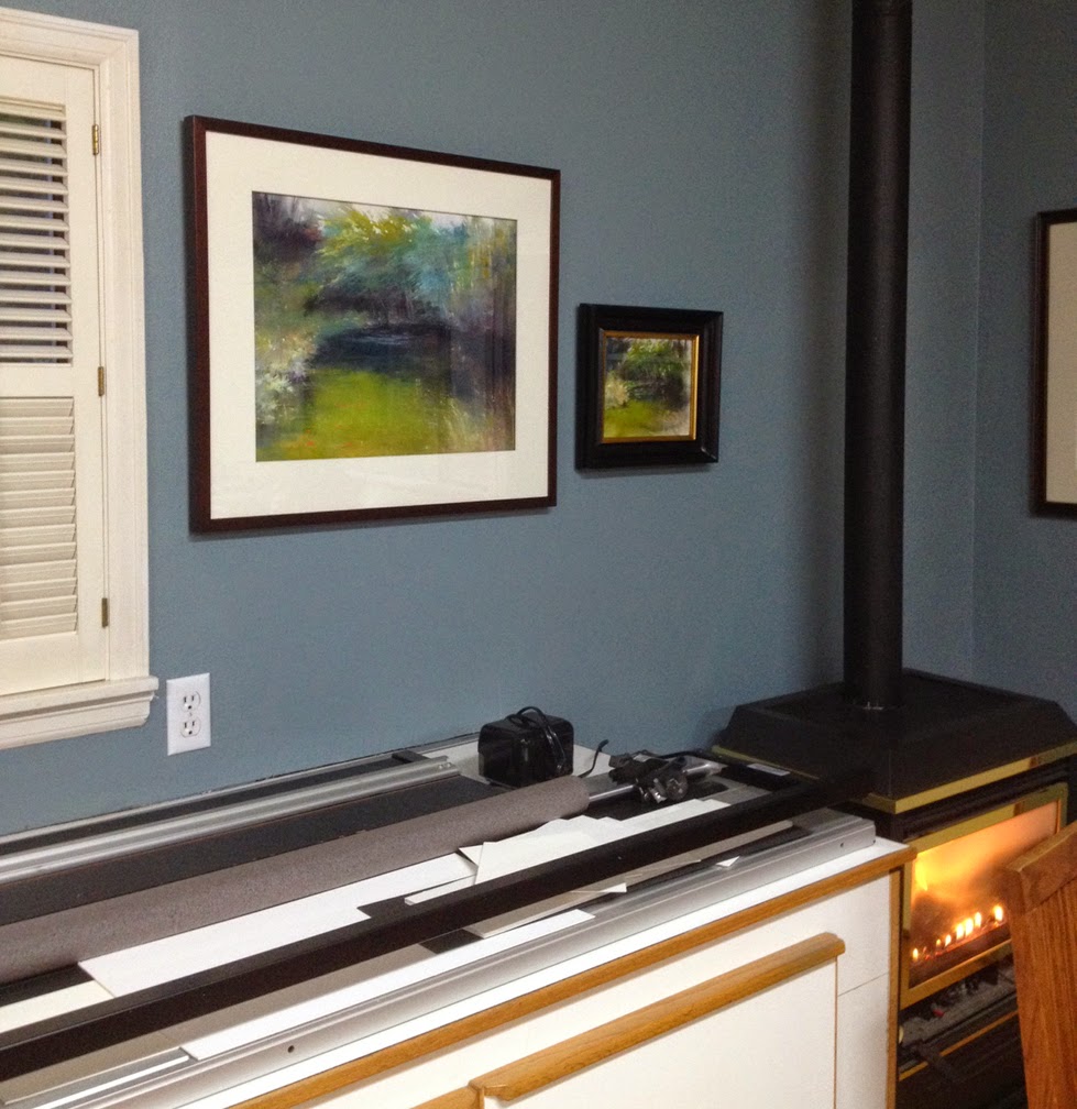 979x1008 Barbara Newton Art Journal Out With The Old, In With The Blue - Waters Edge Painting