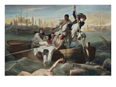 400x300 Watson And The Shark Art Print By John Singleton Copley - Watson And The Shark Painting