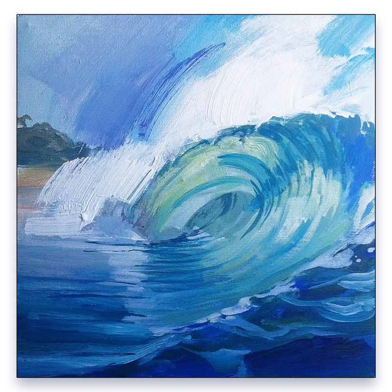 800x800 Small Paintings - Wave Painting