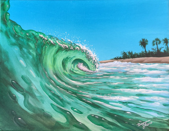 570x442 Damienshareart - Wave Painting