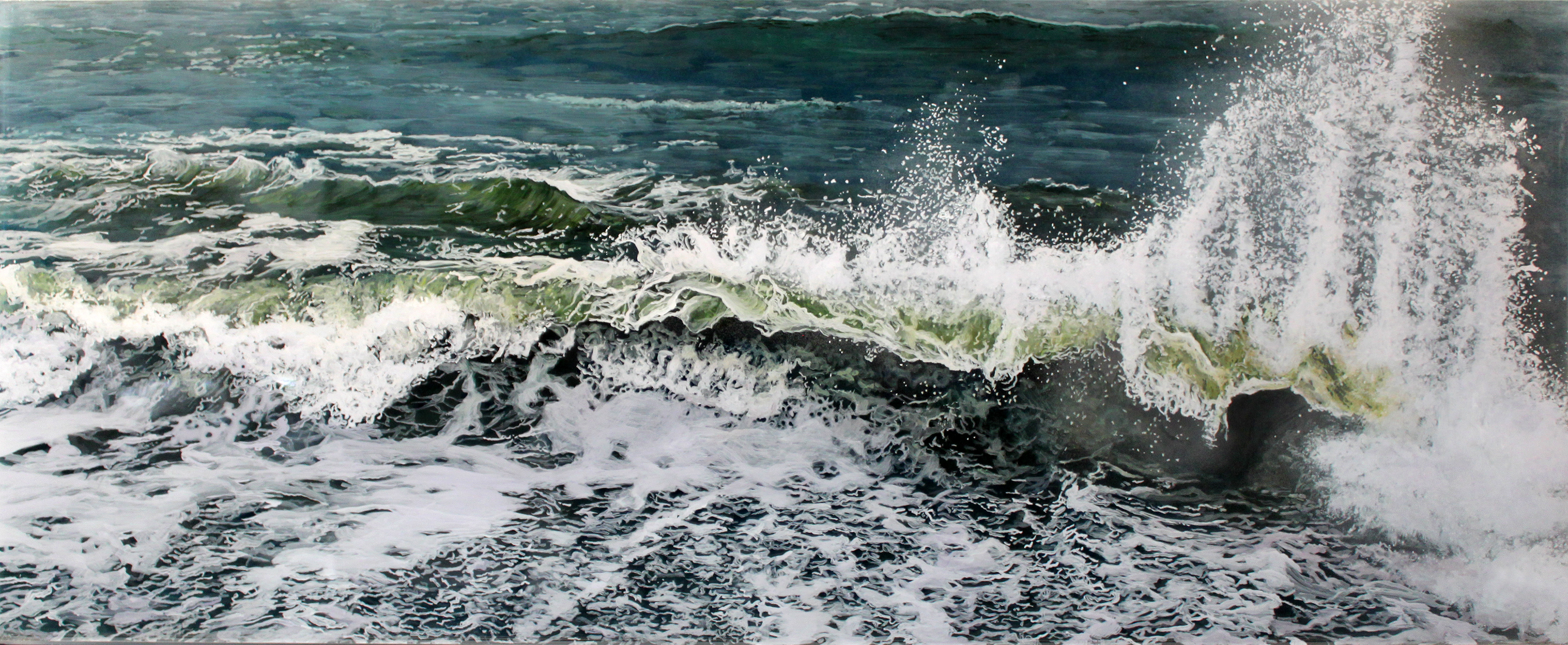 4200x1729 Sunder - Wave Painting Artist