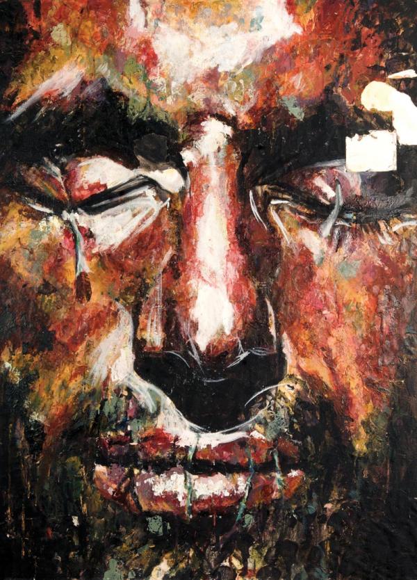 600x834 Laura Havenhand - Wax Painting On Canvas