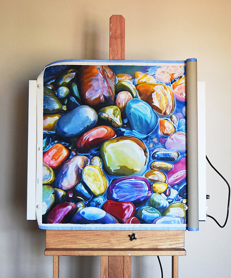 748x900 Products Icarus Art Drawing Board Fresh New Look - Wax Painting On Canvas