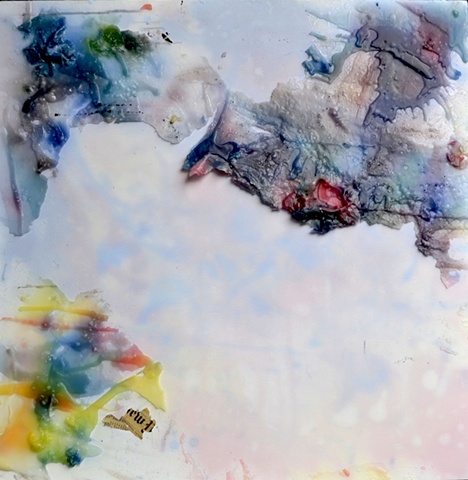 468x480 Amber Offir - Wax Painting On Canvas