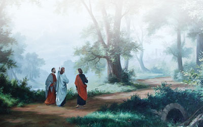 400x250 The Road To Emmaus Is The Road To Catholicism - Way To Emmaus Painting