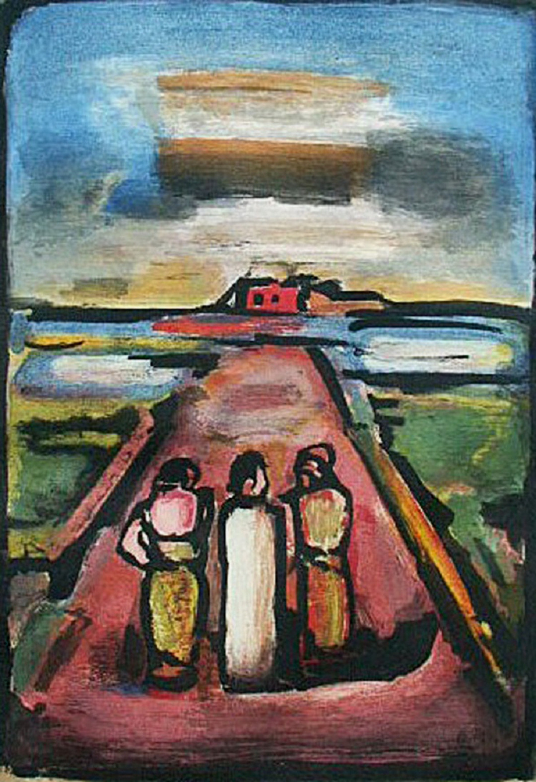 1080x1574 A Mused - Way To Emmaus Painting