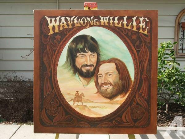 600x450 Movies And Music For Sale In Sacramento, California - Waylon Jennings Painting