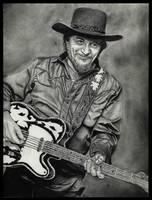 152x200 Stunning Waylon Jennings Artwork For Sale On Fine Art Prints - Waylon Jennings Painting