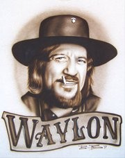 180x228 Waylon Jennings - Waylon Jennings Painting