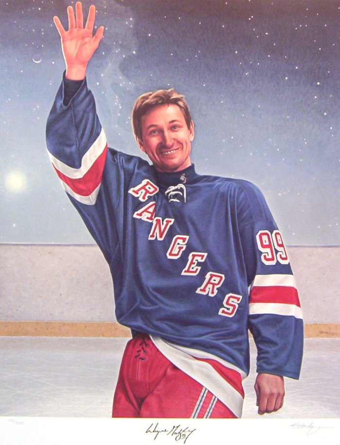 700x916 Art Country Canada - Wayne Gretzky Painting