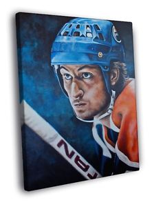 224x300 Wayne Gretzky Painting Art Classic Hockey Framed Canvas Wall Print - Wayne Gretzky Painting