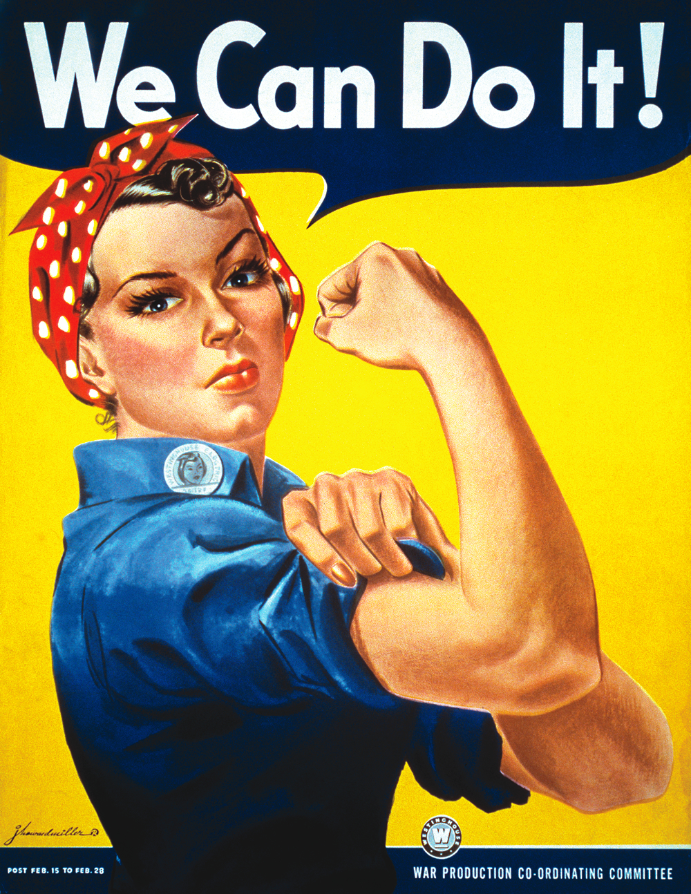 1000x1294 We Can Do It! - We Can Do It Painting