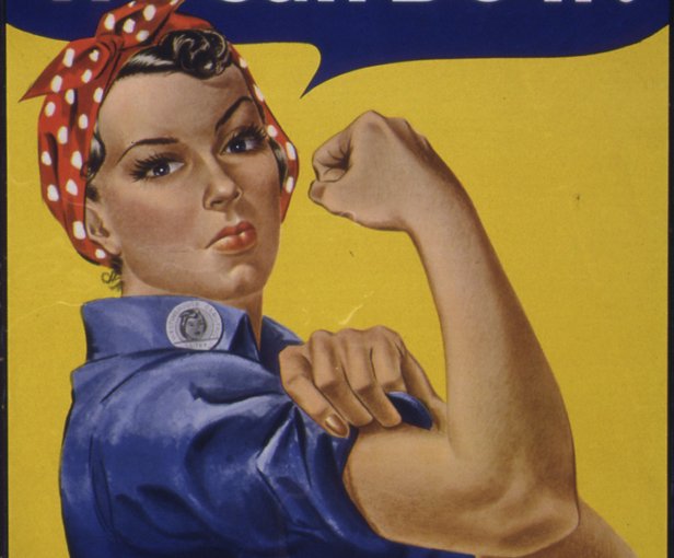 616x510 We Can Do It! Rosie The Riveter - We Can Do It Painting