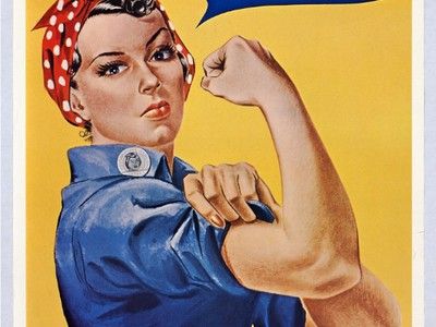 400x300 We Can Do It 14 Posters Of Women Who Worked For The War Effort - We Can Do It Painting