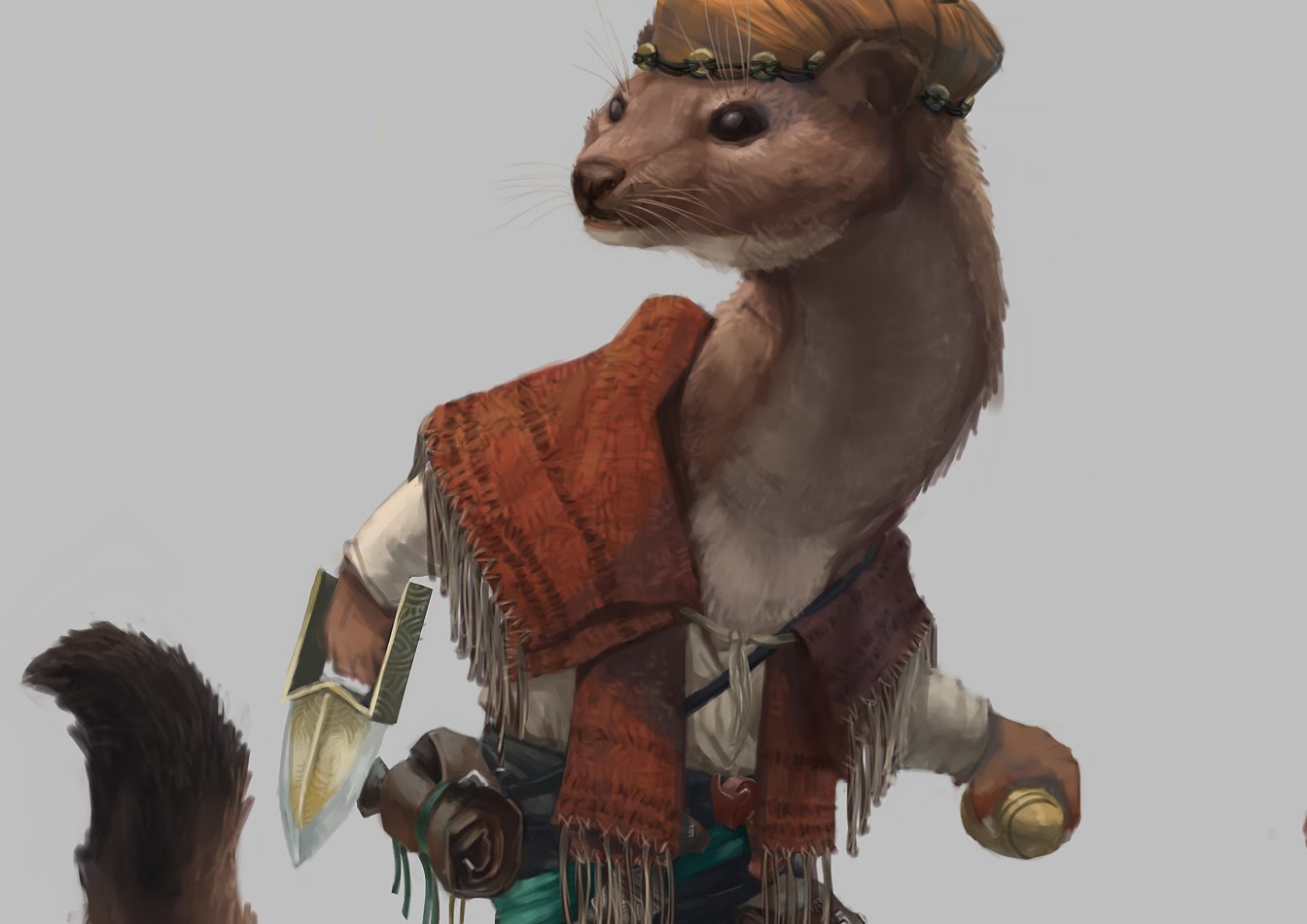 1344x950 Weasel Painting Process - Weasel Painting