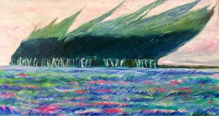 770x407 Saatchi Art Cold Weather Painting By Ramal Kazim - Weather Painting