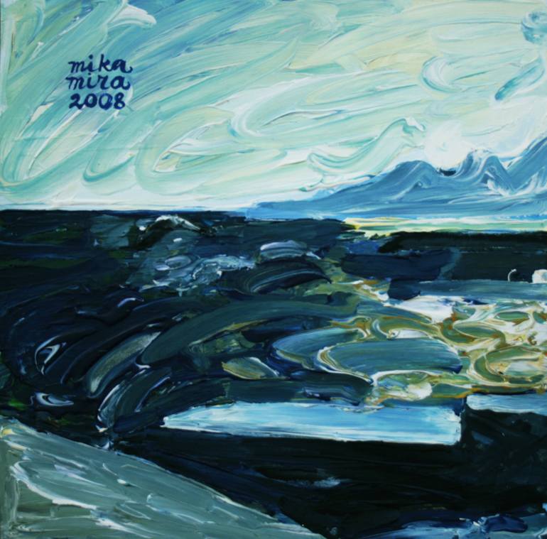 770x759 Saatchi Art Windy Weather Painting By Elmira Valshyna - Weather Painting