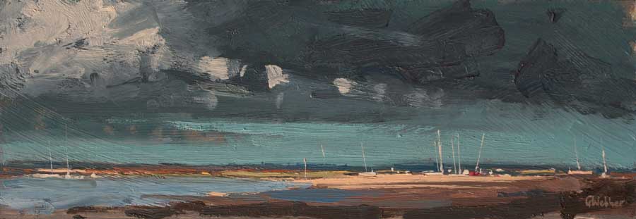 900x311 Graham Webber Roi, Iea, Five New Paintings Delivered To Sea - Webber Painting